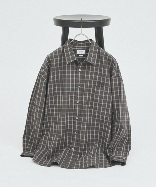 JOURNAL STANDARD(ジャーナルスタンダード)の「STILL AUTHENTIC / スティルオーセンティック レギュラーカラーシャツ(シャツ/ブラウス・メンズ・ホワイト系その他/ブルー系その他/ホワイト×ホワイト/チャコールグレー・SMALL/MEDIUM/LARGE)」の1枚目の写真
