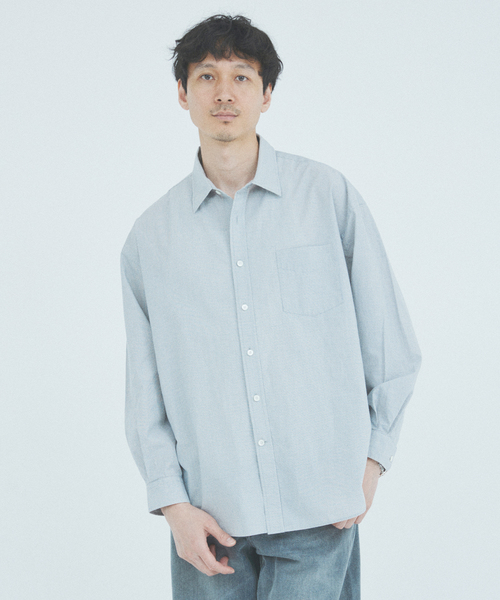 JOURNAL STANDARD(ジャーナルスタンダード)の「STILL AUTHENTIC / スティルオーセンティック レギュラーカラーシャツ(シャツ/ブラウス・メンズ・ホワイト系その他/ブルー系その他/ホワイト×ホワイト/チャコールグレー・SMALL/MEDIUM/LARGE)」の8枚目の写真