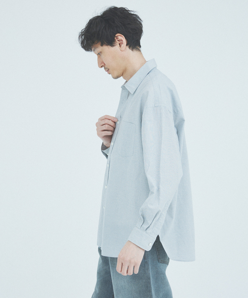 JOURNAL STANDARD(ジャーナルスタンダード)の「STILL AUTHENTIC / スティルオーセンティック レギュラーカラーシャツ(シャツ/ブラウス・メンズ・ホワイト系その他/ブルー系その他/ホワイト×ホワイト/チャコールグレー・SMALL/MEDIUM/LARGE)」の9枚目の写真