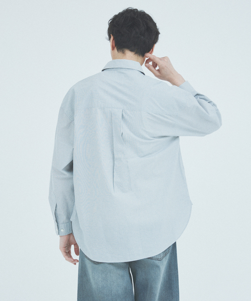JOURNAL STANDARD(ジャーナルスタンダード)の「STILL AUTHENTIC / スティルオーセンティック レギュラーカラーシャツ(シャツ/ブラウス・メンズ・ホワイト系その他/ブルー系その他/ホワイト×ホワイト/チャコールグレー・SMALL/MEDIUM/LARGE)」の10枚目の写真