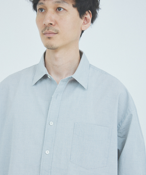 JOURNAL STANDARD(ジャーナルスタンダード)の「STILL AUTHENTIC / スティルオーセンティック レギュラーカラーシャツ(シャツ/ブラウス・メンズ・ホワイト系その他/ブルー系その他/ホワイト×ホワイト/チャコールグレー・SMALL/MEDIUM/LARGE)」の11枚目の写真