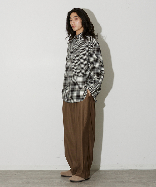 JOURNAL STANDARD(ジャーナルスタンダード)の「STILL AUTHENTIC / スティルオーセンティック レギュラーカラーシャツ(シャツ/ブラウス・メンズ・ホワイト系その他/ブルー系その他/ホワイト×ホワイト/チャコールグレー・SMALL/MEDIUM/LARGE)」の14枚目の写真