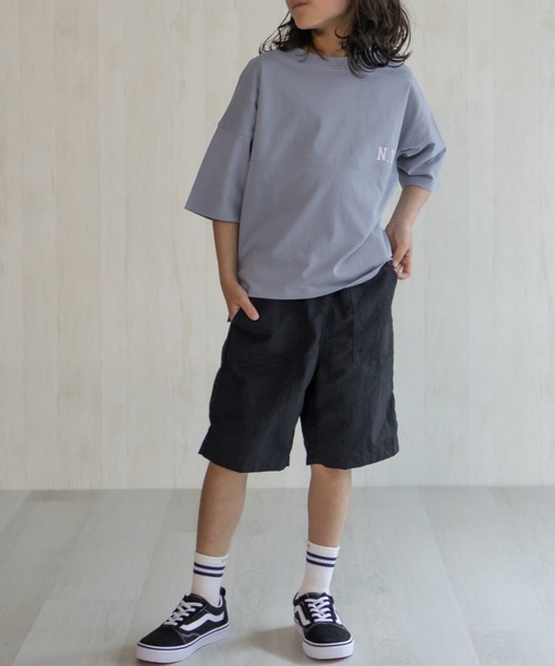 NAVY(ネイビー)の「【 水陸両用 】はっ水 ナイロンショートパンツ 丈夫で軽量(その他パンツ・キッズ・ネイビー/ベージュ/ブラック/カーキ/チャコールグレー・120/130/140/150/160)」の14枚目の写真