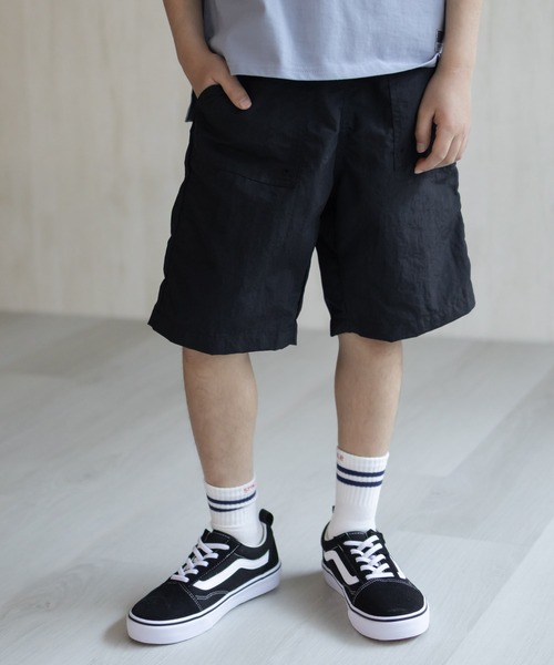 NAVY(ネイビー)の「【 水陸両用 】はっ水 ナイロンショートパンツ 丈夫で軽量(その他パンツ・キッズ・ネイビー/ベージュ/ブラック/カーキ/チャコールグレー・120/130/140/150/160)」の12枚目の写真