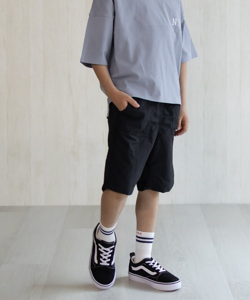 NAVY(ネイビー)の「【 水陸両用 】はっ水 ナイロンショートパンツ 丈夫で軽量(その他パンツ・キッズ・ネイビー/ベージュ/ブラック/カーキ/チャコールグレー・120/130/140/150/160)」の13枚目の写真