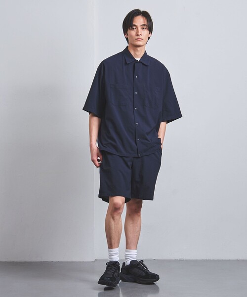 UNITED ARROWS tシャツ リブ バイカラーパイピング Tシャツ