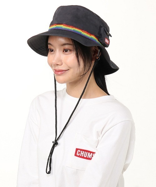 CHUMS（チャムス）の「CHUMS/チャムス ハット Fes Hat フェスハット CH05-1432（ハット・メンズ・マルチ/オリーブ/ブラック・FREE）」の11枚目の写真