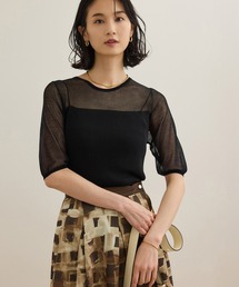 ROPE' | シアーリブニット/洗える(ニット/セーター)