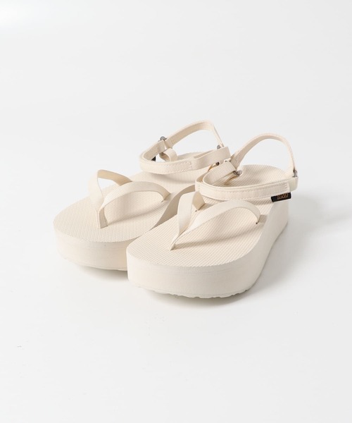 Teva（テバ）の「Teva　FLATFORM SANDAL SLIM（サンダル・レディース・ブラック/アイボリー・23/24）」の3枚目の写真