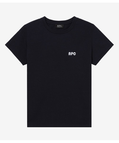 Tシャツ・カットソー A.P.C. [APESSE] SS25 Short Sleeve T-Shirt COGDKF23216FAB A.P.C. アーペーセー Tシャツ ロゴT ロゴ刺繍 ミニロゴ コットン