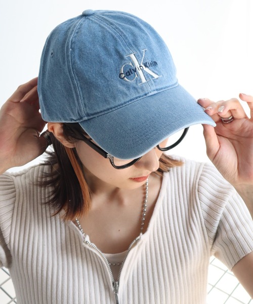 セール】【Calvin Klein/カルバンクライン】LOGO EMBROIDERED DENIM