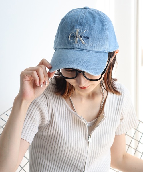 セール】【Calvin Klein/カルバンクライン】LOGO EMBROIDERED DENIM