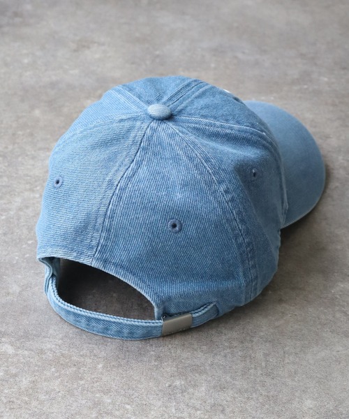   CAP カルバンクライン デニムキャップ　ヴィンテージ セール】【Calvin Klein/カルバンクライン】LOGO EMBROIDERED DENIM