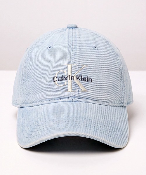 Calvin Klein(カルバン・クライン)の「【Calvin Klein/カルバンクライン】LOGO EMBROIDERED DENIM BASEBALL CAP/ヴィンテージデニム モノグラムキャップ(キャップ・メンズ・ライトインディゴブルー・FREE)」の14枚目の写真
