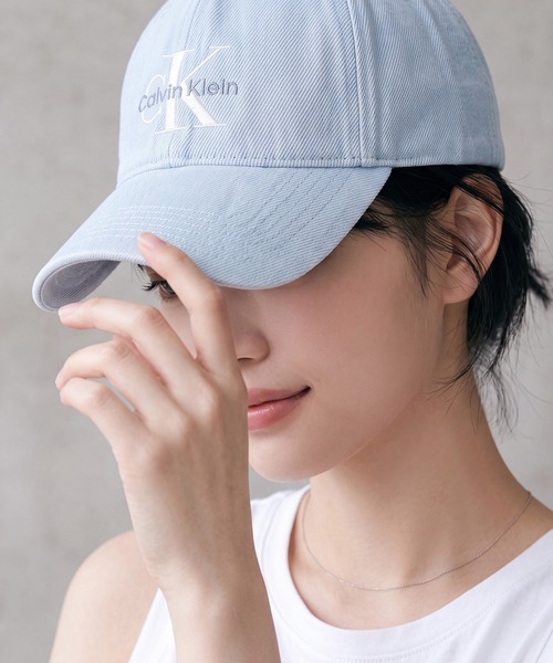 Calvin Klein(カルバン・クライン)の「【Calvin Klein/カルバンクライン】LOGO EMBROIDERED DENIM BASEBALL CAP/ヴィンテージデニム モノグラムキャップ(キャップ・メンズ・ライトインディゴブルー・FREE)」の15枚目の写真