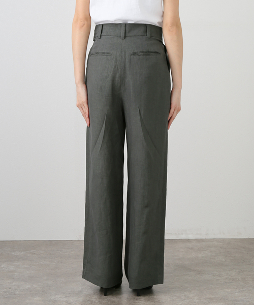 La TOTALITE（ラトータリテ）の「【洗える】TICCA /ティッカ リネンワイドタックパンツ（その他パンツ・レディース・カーキ/ベージュ・36/38）」の15枚目の写真