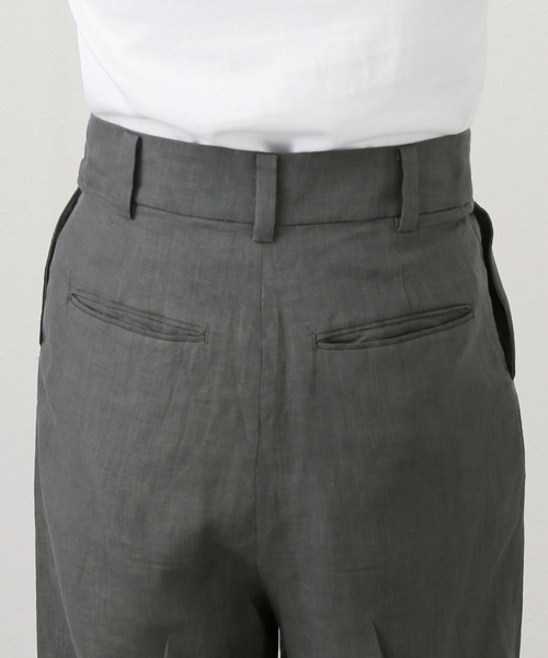 La TOTALITE（ラトータリテ）の「【洗える】TICCA /ティッカ リネンワイドタックパンツ（その他パンツ・レディース・カーキ/ベージュ・36/38）」の12枚目の写真