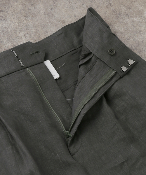 La TOTALITE（ラトータリテ）の「【洗える】TICCA /ティッカ リネンワイドタックパンツ（その他パンツ・レディース・カーキ/ベージュ・36/38）」の10枚目の写真