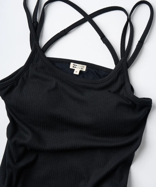 BILLABONG(ビラボン)の「BILLABONG レディース ENSEMBLE ONEPIECE ワンピース 【2025年夏モデル】/ビラボンセットアップトップス付きワンピース(ワンピース・レディース・ブラック/ホワイト・MEDIUM)」の6枚目の写真