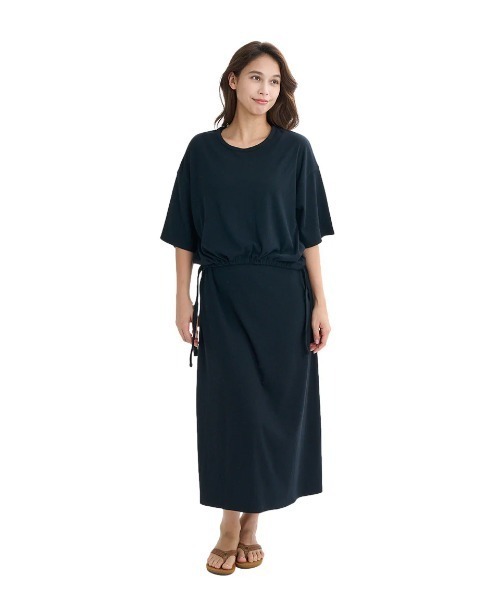 BILLABONG(ビラボン)の「BILLABONG レディース ENSEMBLE ONEPIECE ワンピース 【2025年夏モデル】/ビラボンセットアップトップス付きワンピース(ワンピース・レディース・ブラック/ホワイト・MEDIUM)」の13枚目の写真
