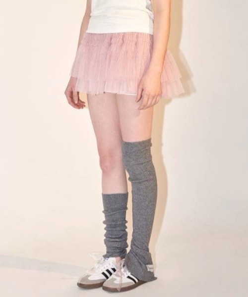 セール】【ODDONEOUT】TUCKING MASH SKIRT（スカート