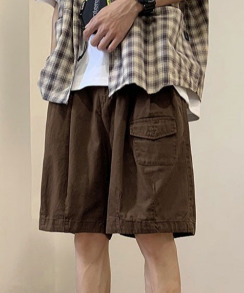 MGV(エムジーヴィー)の「フラップポケットハーフパンツ(その他パンツ・メンズ・ブラック/ブラウン/ベージュ・MEDIUM/LARGE/X-LARGE)」の7枚目の写真