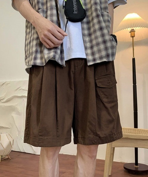 MGV(エムジーヴィー)の「フラップポケットハーフパンツ(その他パンツ・メンズ・ブラック/ブラウン/ベージュ・MEDIUM/LARGE/X-LARGE)」の8枚目の写真