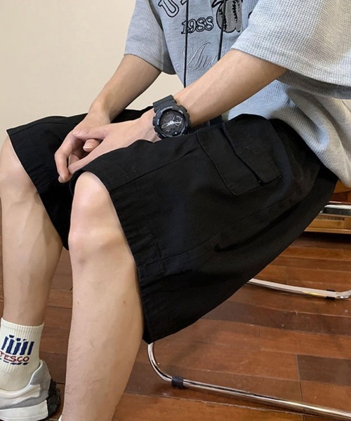 MGV(エムジーヴィー)の「フラップポケットハーフパンツ(その他パンツ・メンズ・ブラック/ブラウン/ベージュ・MEDIUM/LARGE/X-LARGE)」の6枚目の写真