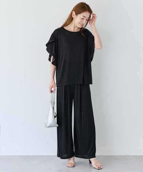 接触冷感 タックイージーパンツ（その他パンツ）｜INCEDE