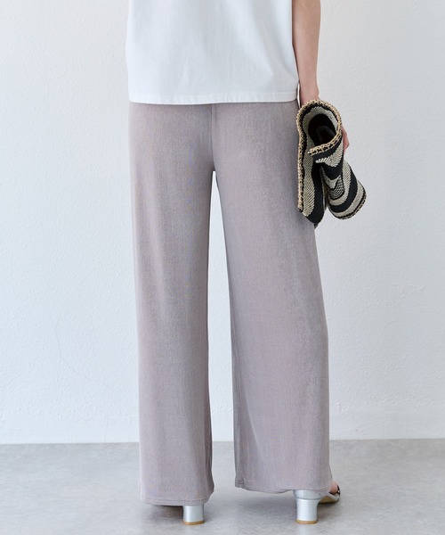 INCEDE（インシード）の「接触冷感 タックイージーパンツ（その他パンツ・レディース・シルバー/ブラック/ブラウン・M/L）」の18枚目の写真