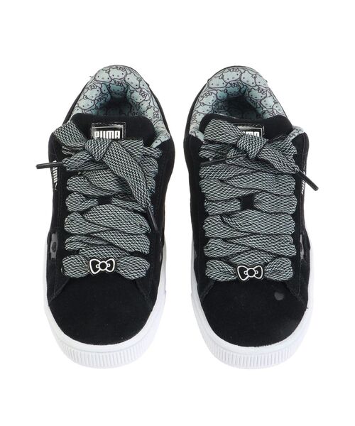 PUMA（プーマ）の「【PUMA】SUEDE XL HELLO KITTY（スニーカー・レディース・ブラック・M/L）」の3枚目の写真