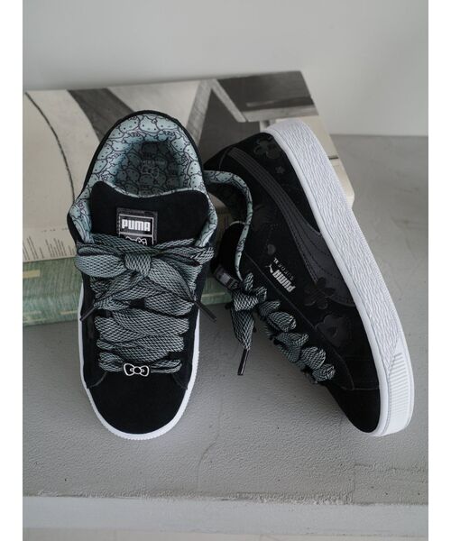 PUMA（プーマ）の「【PUMA】SUEDE XL HELLO KITTY（スニーカー・レディース・ブラック・M/L）」の14枚目の写真