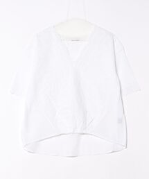 刺繍綿レースカシュクールブラウス(取り扱い店舗限定)