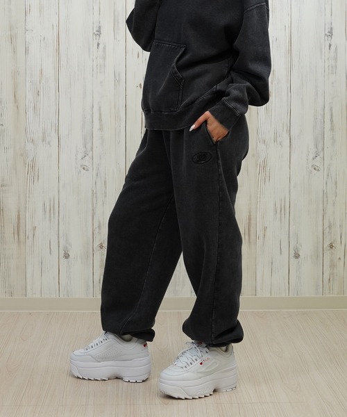 DC（ディーシー）の「DC/ディーシー ワイド/スウェットパンツ LPT254304（スウェットパンツ・レディース・ミント/スミクロ/グレー/ベージュ・M/L）」の6枚目の写真