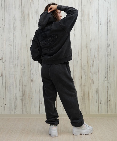 DC（ディーシー）の「DC/ディーシー ワイド/スウェットパンツ LPT254304（スウェットパンツ・レディース・ミント/スミクロ/グレー/ベージュ・M/L）」の9枚目の写真