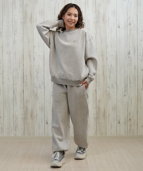 DC（ディーシー）の「DC/ディーシー ワイド/スウェットパンツ LPT254304（スウェットパンツ・レディース・ミント/スミクロ/グレー/ベージュ・M/L）」の18枚目の写真