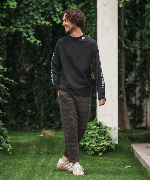 1minute 1second(ワンミニットワンセカンド)の「mlt5292-7oz long sleeve cut&sew with sleeve print ロングスリーブカットソー(Tシャツ/カットソー・メンズ・ネイビー/ブラック/ホワイト・M/L/XL)」の22枚目の写真