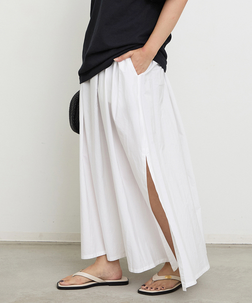 新品　Deuxieme Classe*pleasantly スカート　ブラック Pleasantly スカート（ロング・マキシ丈スカート）｜Deuxieme