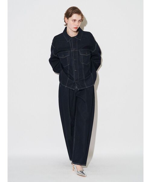 ELENDEEK（エレンディーク）の「ワンウォッシュデニムパンツ（デニムパンツ・レディース・インディゴブルー・01/02）」の14枚目の写真