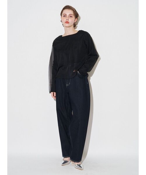 ELENDEEK（エレンディーク）の「ワンウォッシュデニムパンツ（デニムパンツ・レディース・インディゴブルー・01/02）」の17枚目の写真