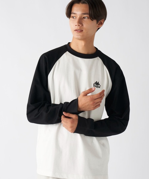 Kappa(カッパ)の「ラグラン長袖Tシャツ(Tシャツ/カットソー・メンズ・ブルー/ホワイト・X-LARGE/LARGE/MEDIUM)」の14枚目の写真