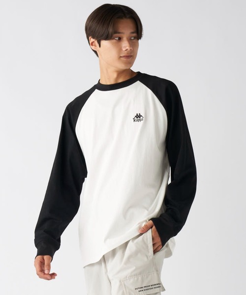 Kappa(カッパ)の「ラグラン長袖Tシャツ(Tシャツ/カットソー・メンズ・ブルー/ホワイト・X-LARGE/LARGE/MEDIUM)」の18枚目の写真
