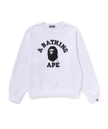 703【美品】アベイシングエイプ AAPE エンブレム ロゴ スウェット 人気 703【美品】アベイシングエイプ AAPE エンブレム ロゴ