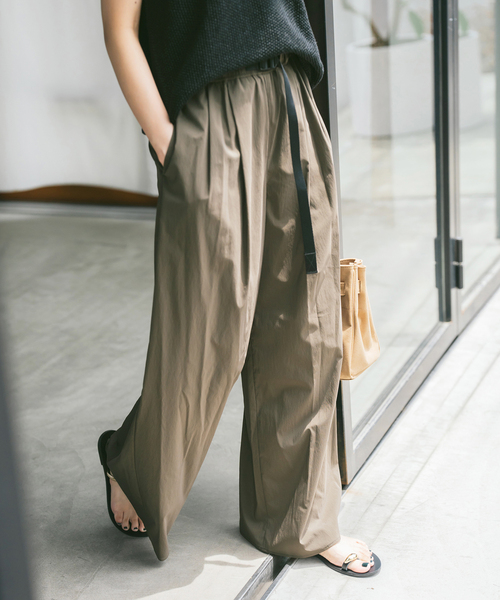 Spick & Span（スピックアンドスパン）の「テックイージーワイドパンツ