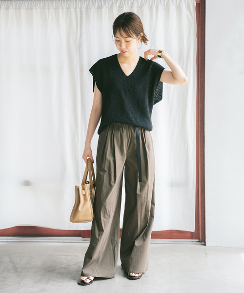 Spick & Span（スピックアンドスパン）の「テックイージーワイドパンツ