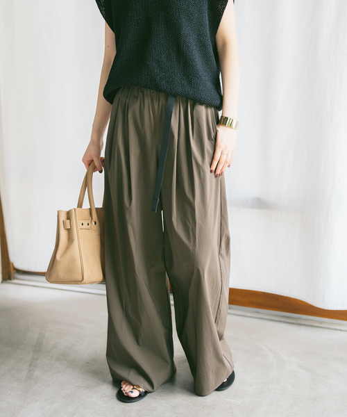Spick & Span（スピックアンドスパン）の「テックイージーワイドパンツ