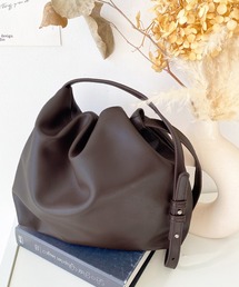 moment+ | ワンハンドルギャザーショルダーバッグ(ショルダーバッグ)