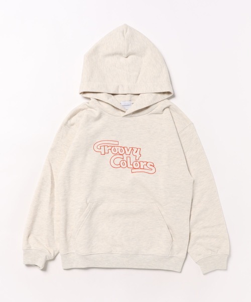 GROOVY COLORS（グルービーカラーズ）の「SNOOPY FRIENDS Sweat Hoodie（パーカー・キッズ・オフホワイト・145/135）」の2枚目の写真