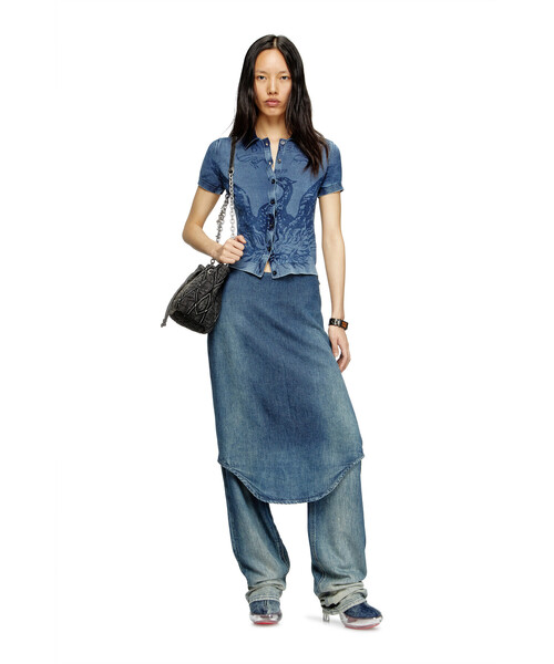 DIESEL(ディーゼル)の「ウィメンズ バケットバッグ S CHARM-D CHARM-D BUCKET S(ショルダーバッグ・レディース・ブラック・UNI)」の11枚目の写真