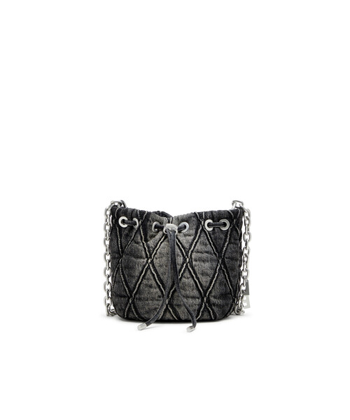 DIESEL(ディーゼル)の「ウィメンズ バケットバッグ S CHARM-D CHARM-D BUCKET S(ショルダーバッグ・レディース・ブラック・UNI)」の10枚目の写真